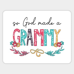 So God Made A Grammy Happy Mother's Day Magnet